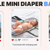 Foldable 4-in-1 Diaper Bag Backpack with Changing Pad