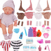 Fashion Doll Outfit Set with Hat, Jumpsuit, and Socks