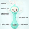 Musical Rabbit Rattle and Teether Toy for Babies