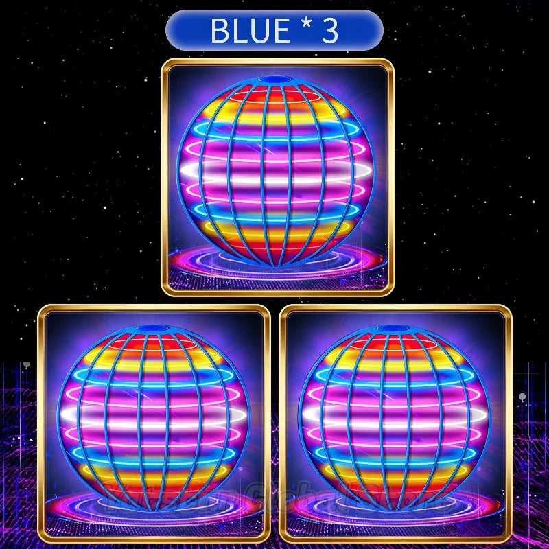 Hand-Controlled Flying Ball with Color LED Lights
