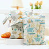 2-Pack Waterproof Wet/Dry Bags for Diapers & Baby Essentials