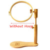 Adjustable Wooden Embroidery Stand with 360° Rotation