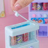 Kids Interactive Vending Machine Toy with Mini Drinks and Coins