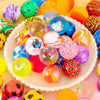 Colorful Bouncy Ball Party Favors – 10 to 50 Pack for Goody Bags and Prizes