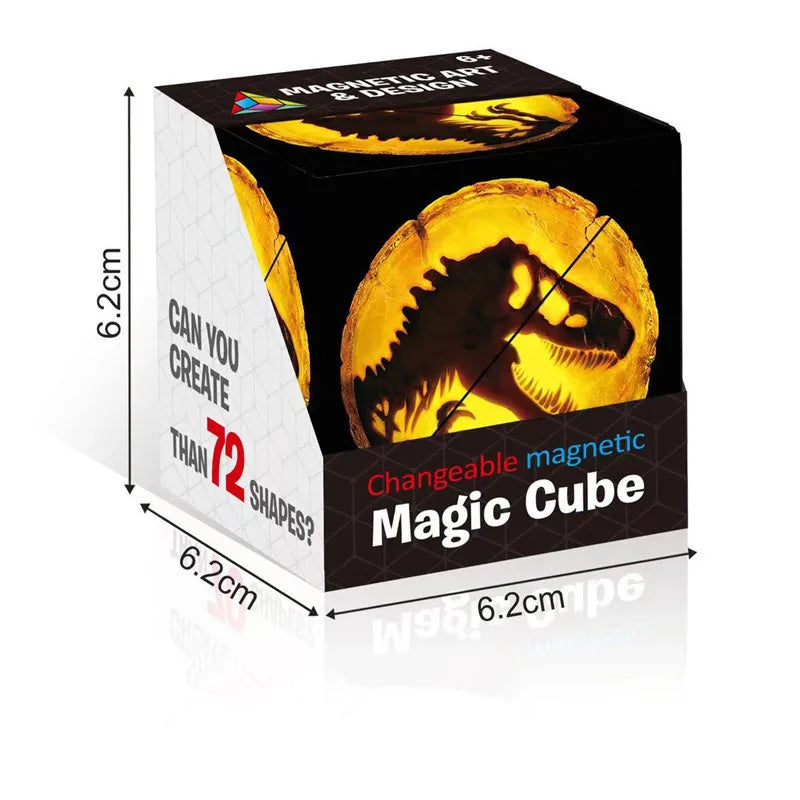 Magnetic 3D Fidget Cube – Geometric Puzzle for Creative Thinking