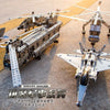Metal 3D Aircraft Model Building Kit with Screw Assembly