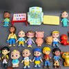 A collection of colorful Playful Cartoon PVC figurines featuring various characters and designs.