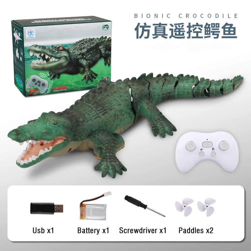 Realistic Remote Control Crocodile for Pool and Lake Play