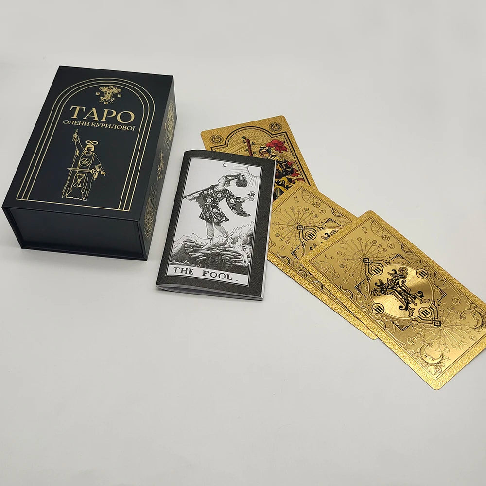 Gold Foil Rider Waite Tarot Deck