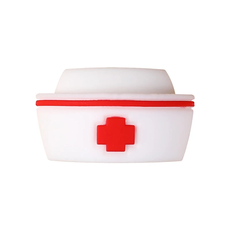 Nurse-Themed Silicone Focal Beads for Jewelry Making and DIY Crafts