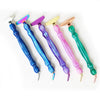 A set of six resin diamond painting pens with various colored and metallic tips arranged diagonally.