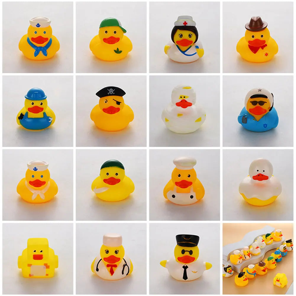 Classic Rubber Duck Bath Toy for Toddlers