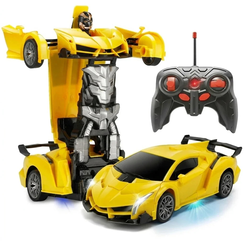 2-in-1 Remote Control Transforming Robot Car