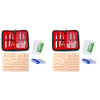 Suture Practice Kit with Reusable Skin Pad for Medical Training