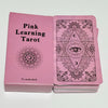 Pink Rider-Waite Tarot Cards – 78-Card English Deck with Keywords