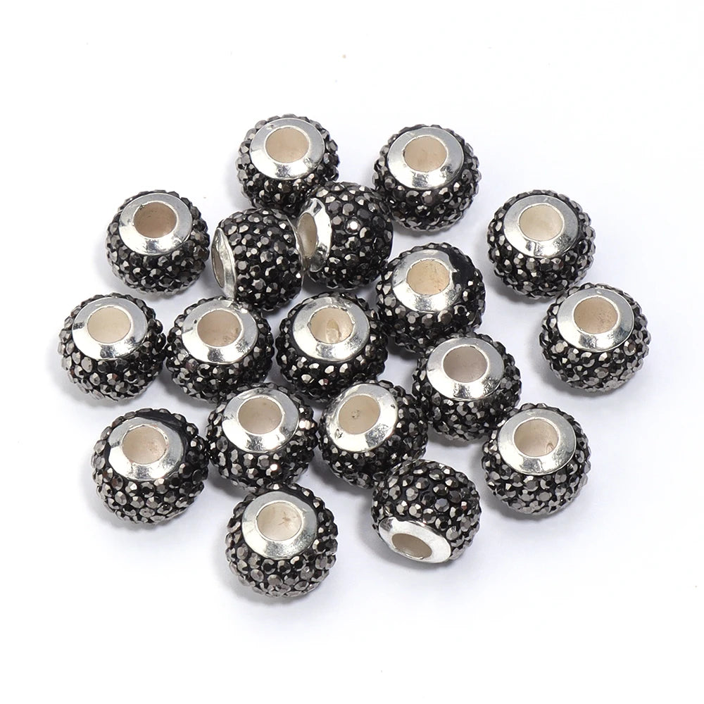 Luxury Rhinestone Spacer Beads for DIY Jewelry Making