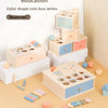 Wooden Color Shape Sorter with Drawer Box – Montessori Learning Toy