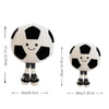 Realistic Sports Ball Plush Toy - Football, Basketball, Volleyball & 8-Ball Styles