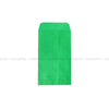 A vertical, bright green mini kraft paper gift bag.