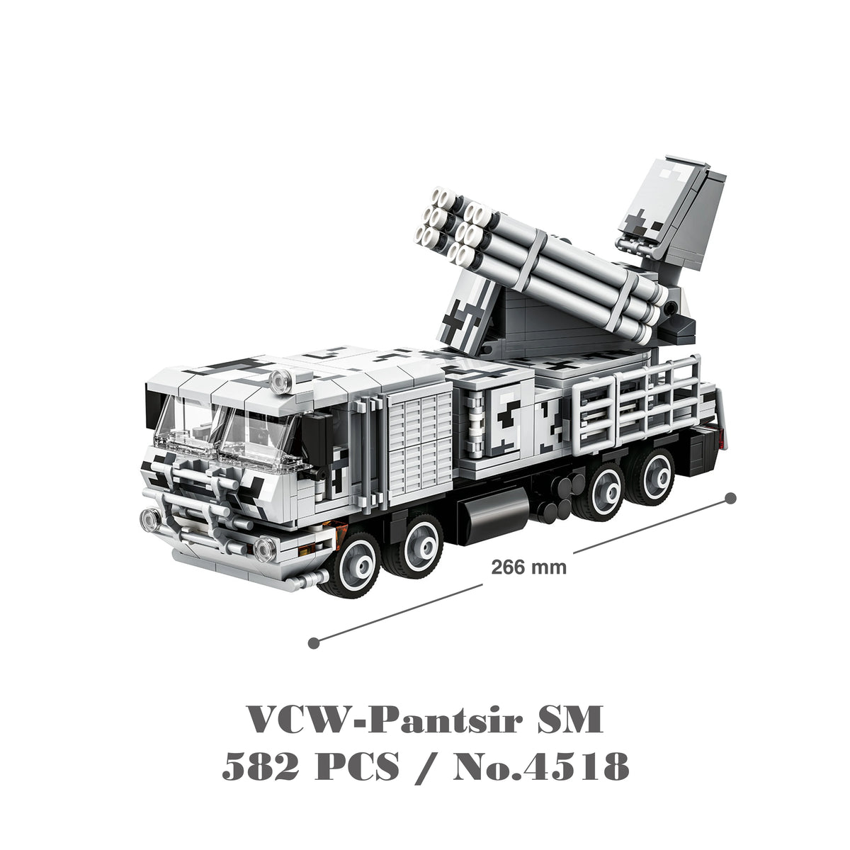 Military Hummer Tank Building Blocks Set