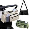 Large Capacity Hanging Stroller Organizer Bag for Diapers & Baby Essentials