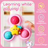 Suction Cup Spinning Top Sensory Toy for Babies & Toddlers