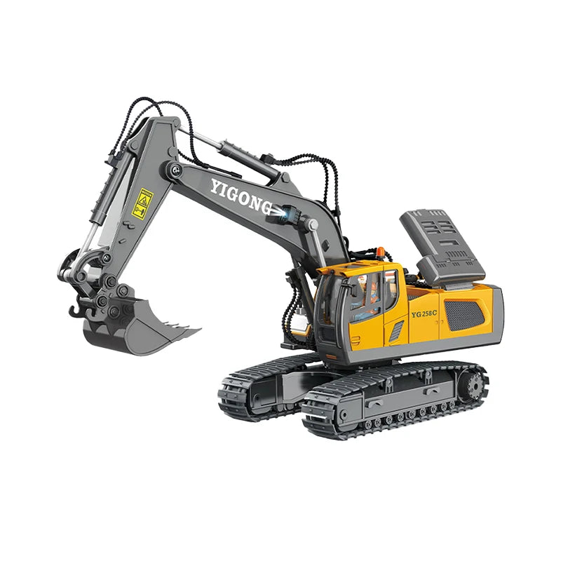 2.4G Remote Control Excavator with Lights and Sound Effects