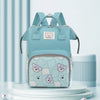Waterproof Diaper Bag Backpack with Printed Bear Design