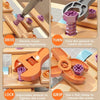 Kids Wooden Construction Tool Set with Electric Drill - 126 Pieces