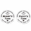 Funny Decision Coin for New Parents – Pregnancy Gift for Expecting Moms & Dads