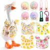 Mini Goose Summer Outfit Set with Hat, Dress, and Bag