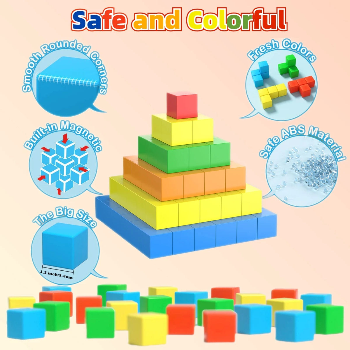 Magnetic Building Blocks Set for Kids – STEM Learning Toy