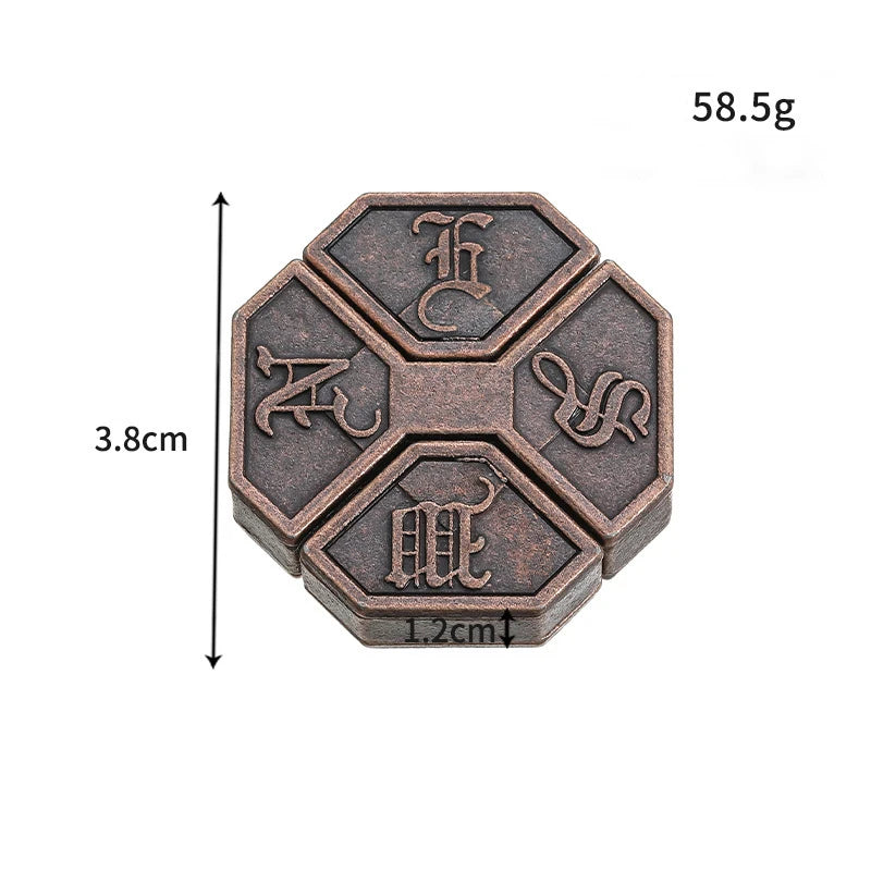 Brain Teaser Metal Puzzle Set for Adults and Teens