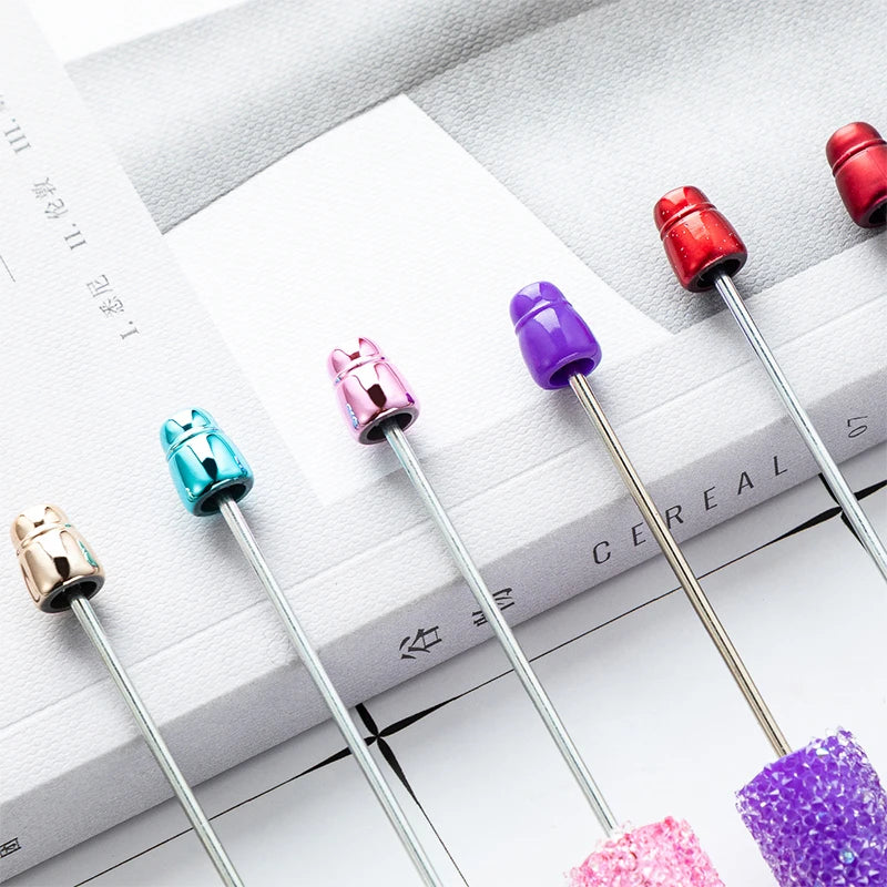 DIY Beadable Ballpoint Pens - Kawaii Craft Pen Set for School & Office