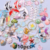 Assorted Enamel Flower Charms for Jewelry Making | Tulip, Rose & More