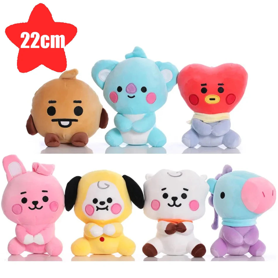 Kawaii Plush Keychain Buddy – Soft Mini Stuffed Animal Charm
