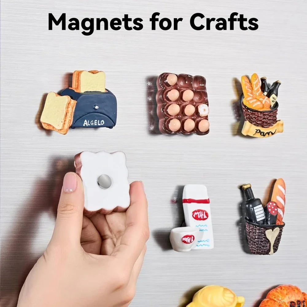 Round Magnetic Discs for Crafts, Office, and Home Organization