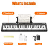 61-Key Portable Keyboard Piano with Stand, Bench, Headphones, and Pedal