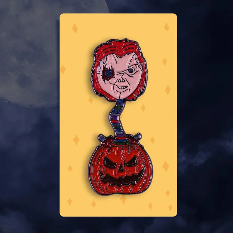 Chucky Horror Movie Enamel Pin