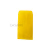 A bright yellow mini kraft paper gift bag.