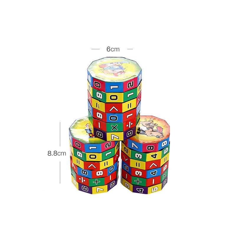 Educational Math Cube Toy for Kids – Arithmetic Learning Puzzle