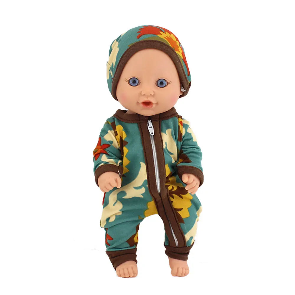 Jumpsuit Outfit for 10-12 Inch Dolls