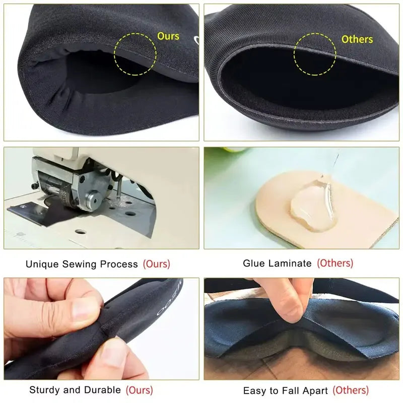 3D Contoured Sleep Mask for Total Light Blocking