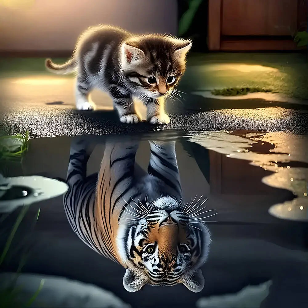 5D Diamond Painting Kit – Animal Portrait Series