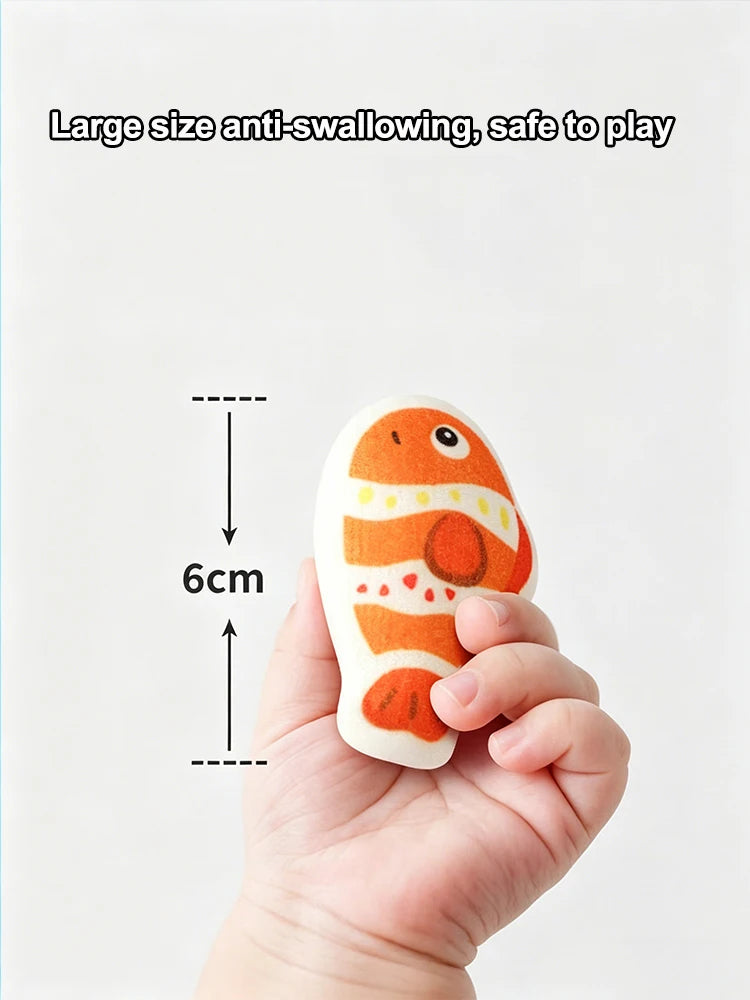 Montessori Fabric Fishing Game for Kids