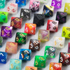 Polyhedral Resin Dice Set (10-Piece) for D&D and RPG