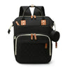 Large Waterproof Diaper Bag Backpack with Insulated Bottle Pocket