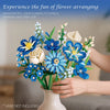3D Eternal Flower Bouquet Building Block Set