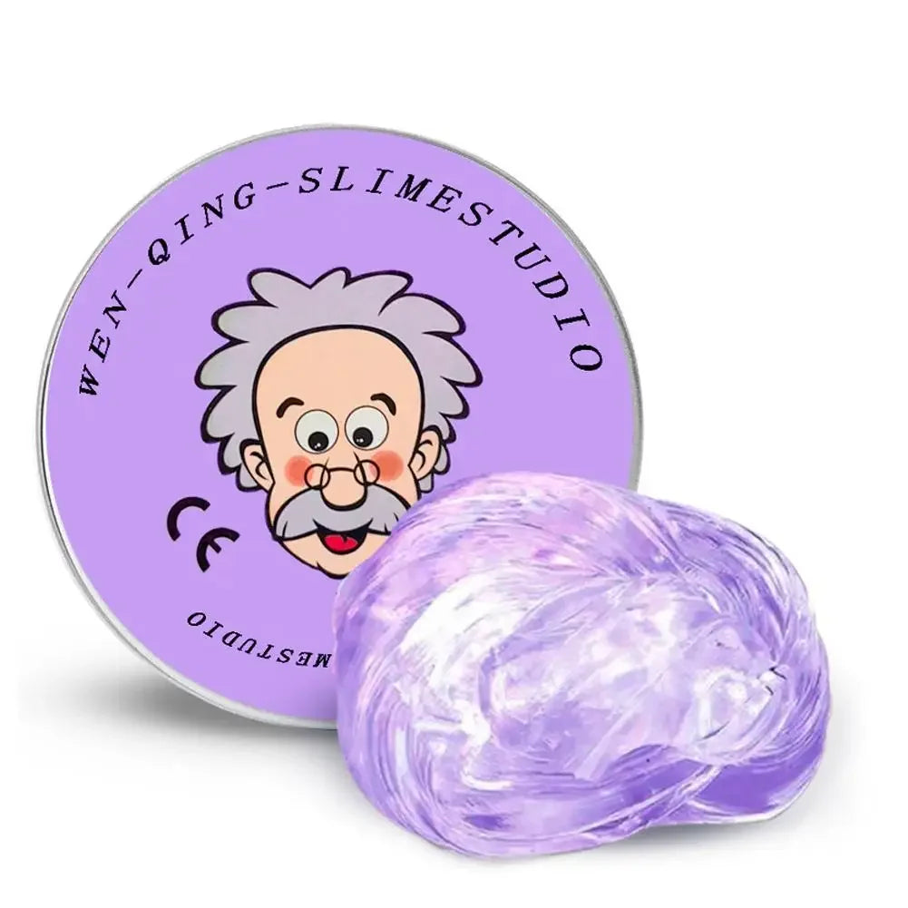 Clear Crystal Liquid Glass Thinking Putty – Stress Relief Fidget Toy