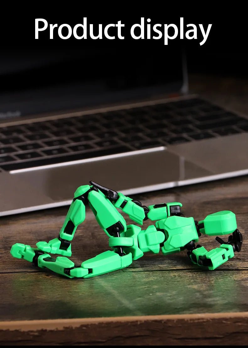3D Articulated Action Figure Building Toy